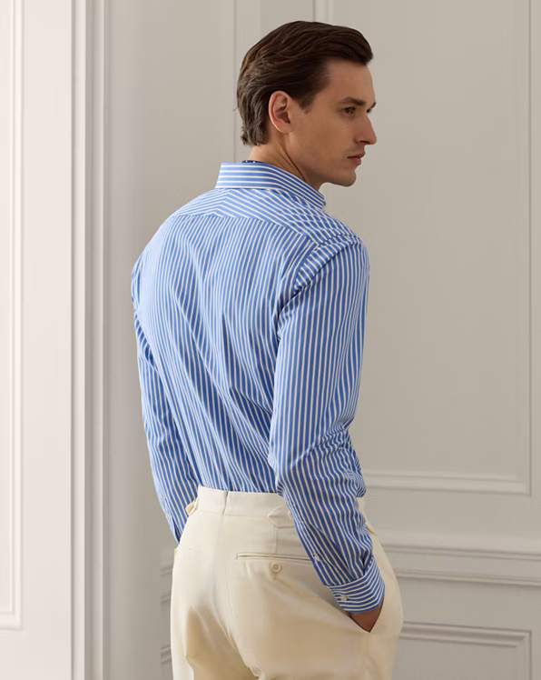 Bengal-Stripe Poplin Shirt