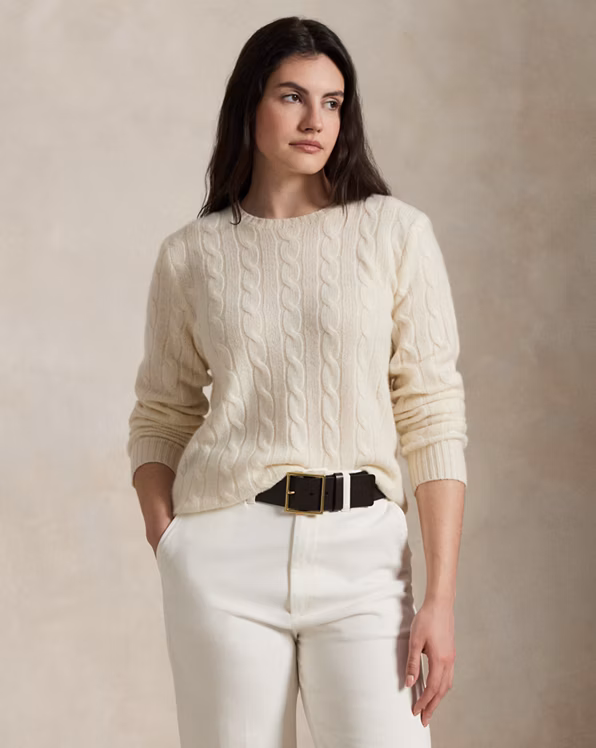 Cable-Knit Cashmere Jumper