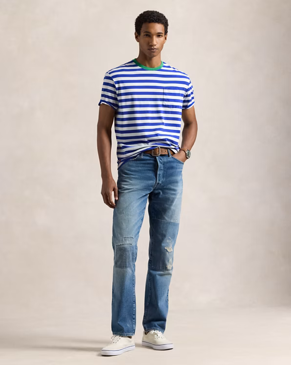 Classic Fit Striped Jersey T-Shirt