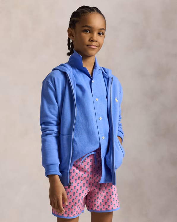 French Terry Full-Zip Hoodie