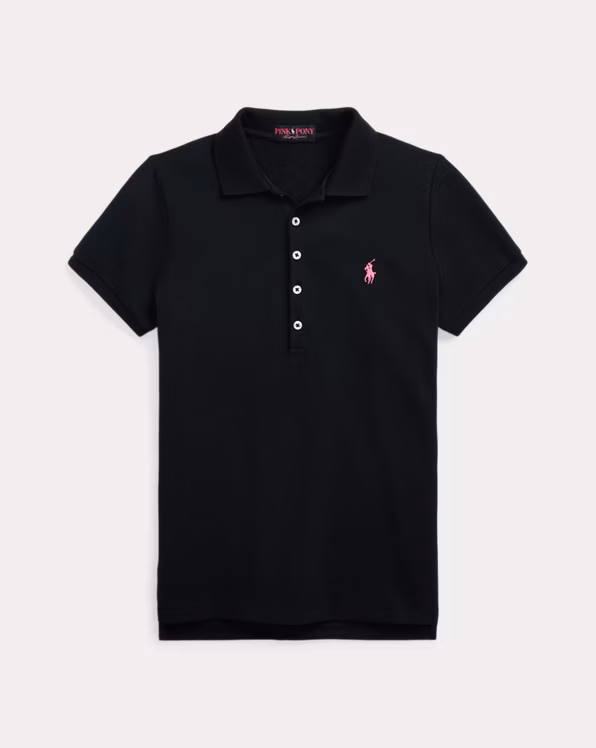 Pink Pony Slim Fit Stretch Polo Shirt