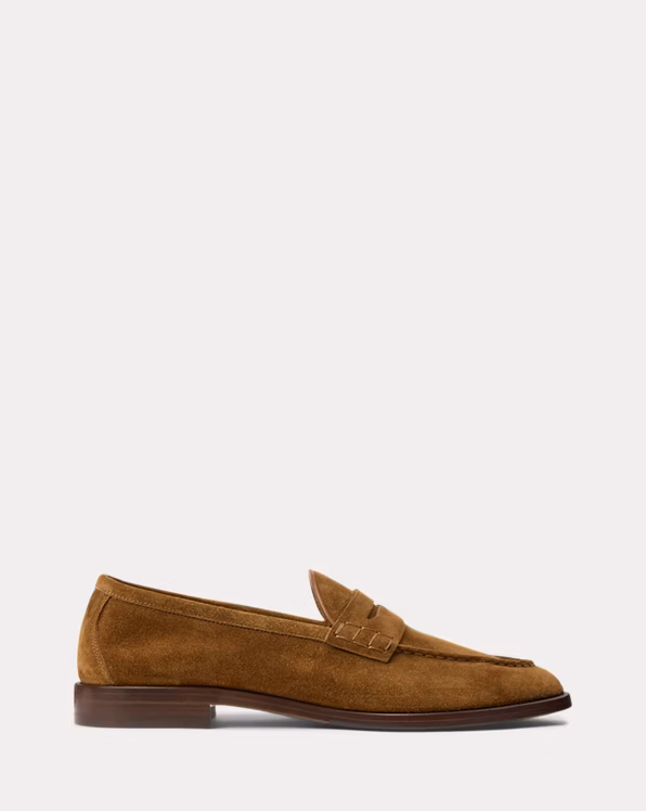 Bolden Calf-Suede Penny Loafer