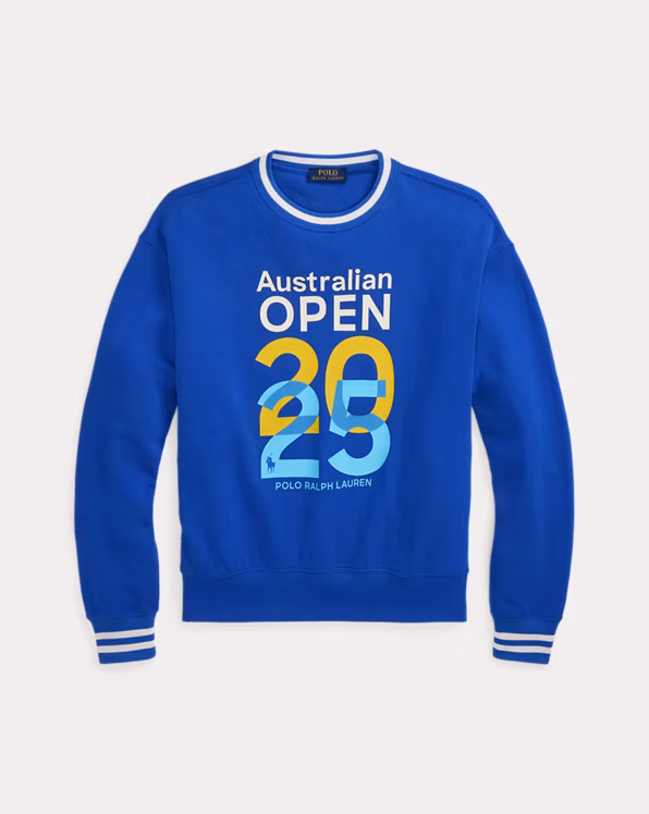 Australian Open Logo Terry Crewneck