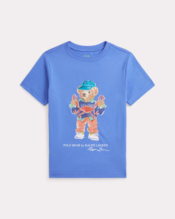 Polo Bear Cotton Jersey T-Shirt