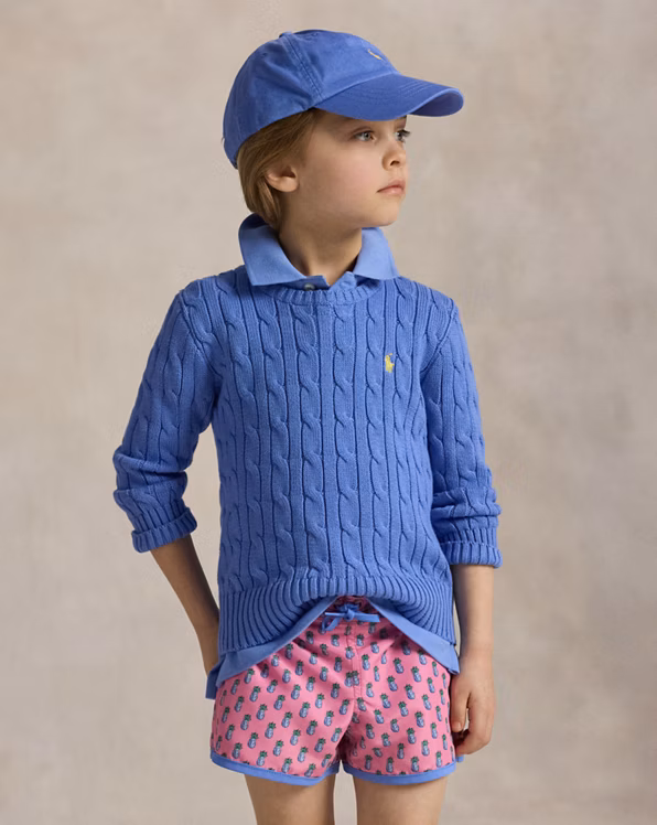 Cable-Knit Cotton Jumper