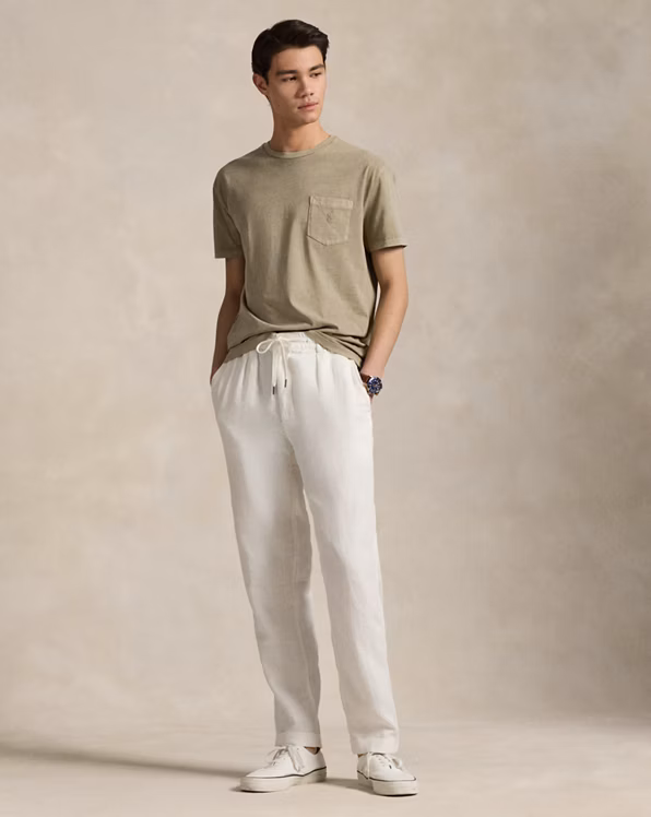 Custom Slim Mineral-Dyed Pocket T-Shirt