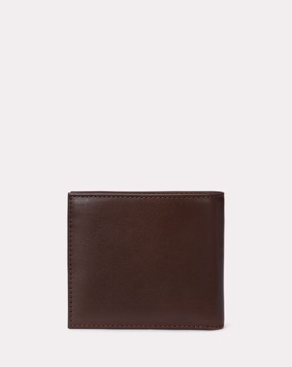 Polo Bear Leather Billfold Wallet