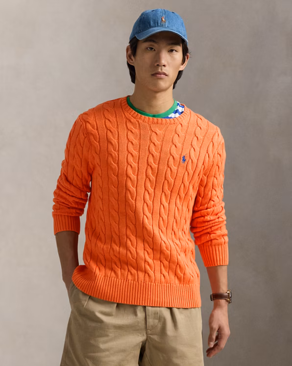 Cable-Knit Cotton Jumper