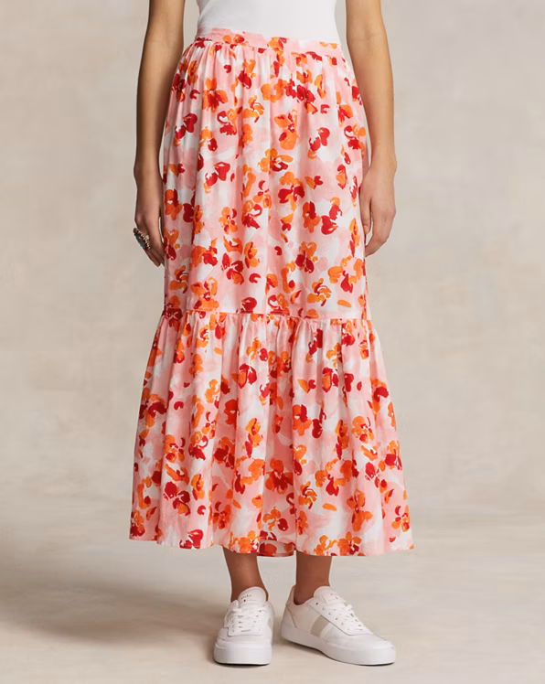 PRL x Naiomi Glasses Cotton Maxiskirt