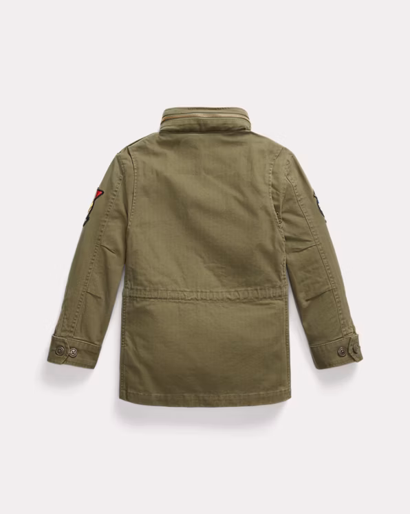 Cotton Herringbone Field Jacket