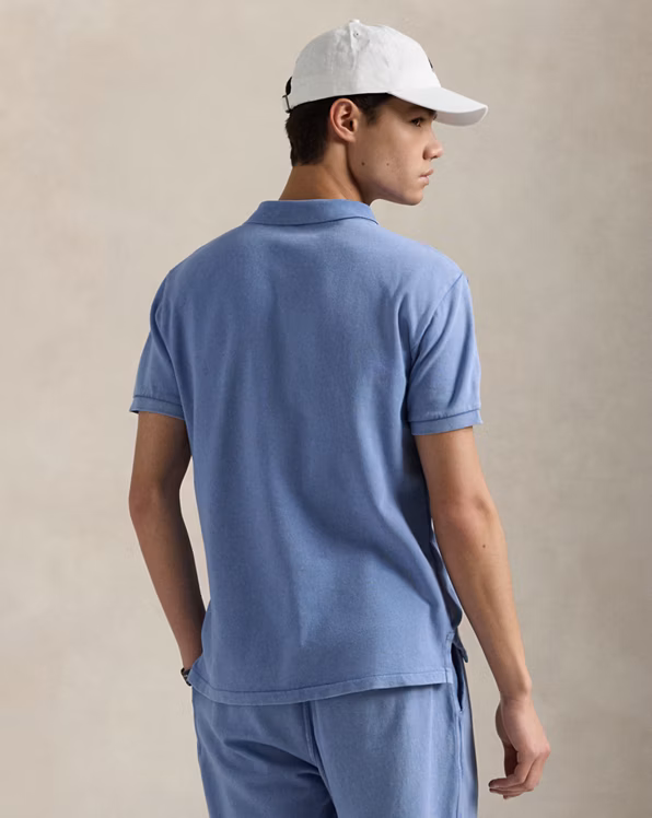 Custom Slim Fit Spa Terry Polo Shirt