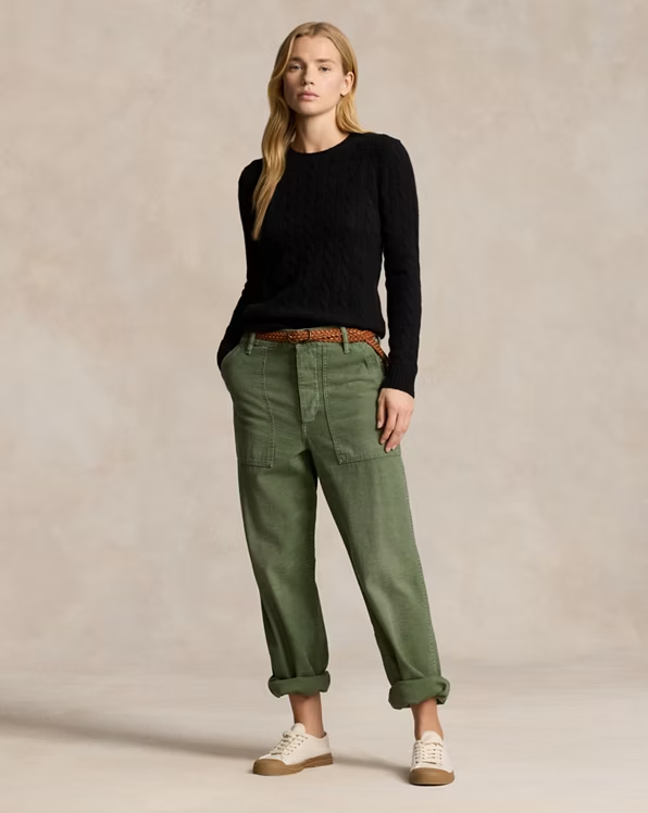 Cable-Knit Wool-Cashmere Jumper