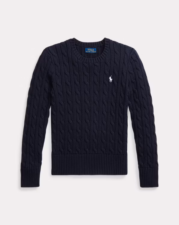 Cable-Knit Cotton Jumper
