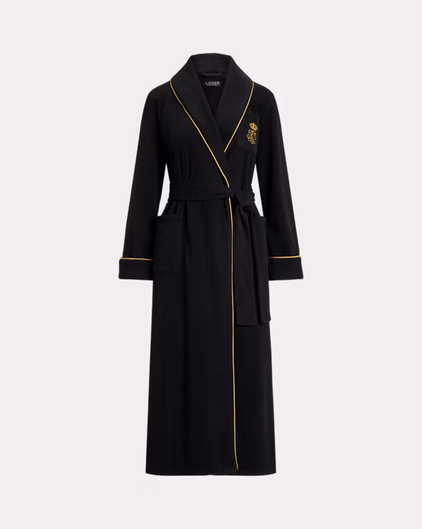 Fleece Long Shawl-Collar Robe