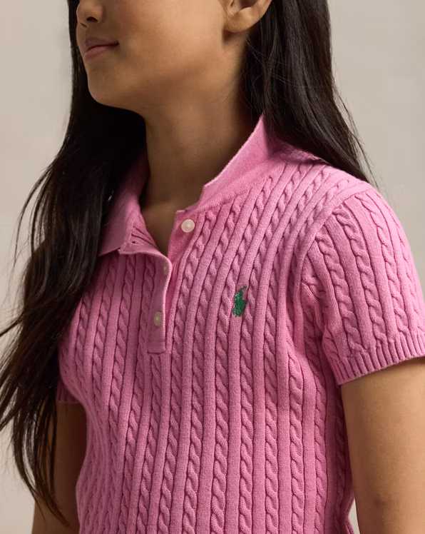 Mini-Cable Cotton Polo Jumper