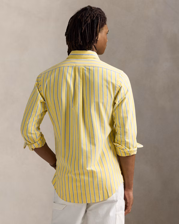 Custom Fit Striped Oxford Shirt