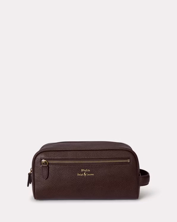 Pebbled Leather Travel Case