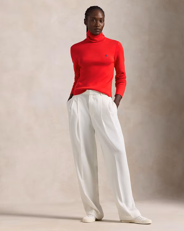 Cotton-Blend Rollneck