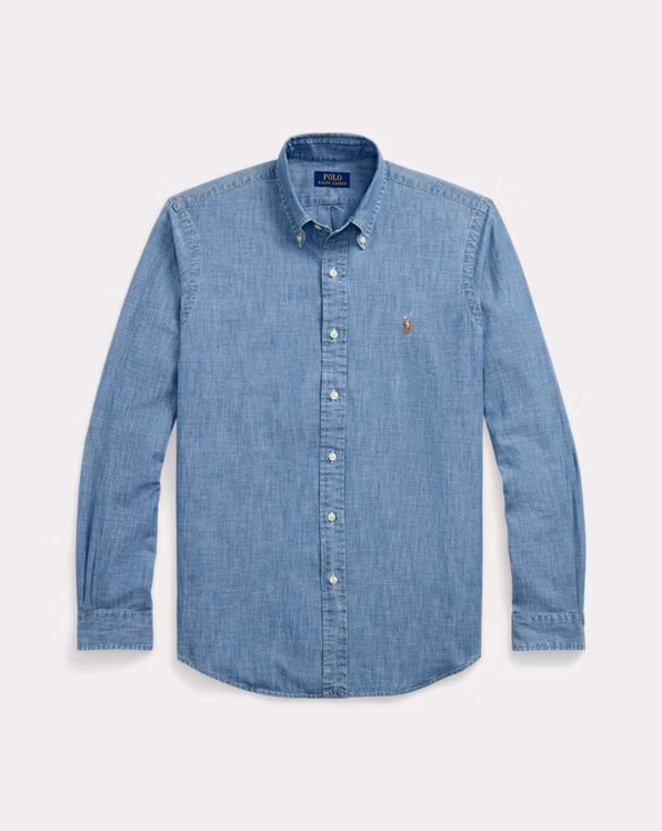 Indigo Chambray Overshirt