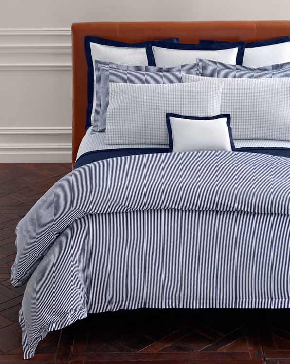 Cotton Shirting Stripe Sham