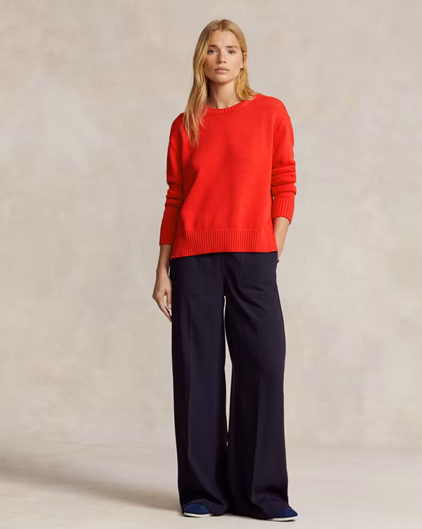 Cotton Crewneck Jumper