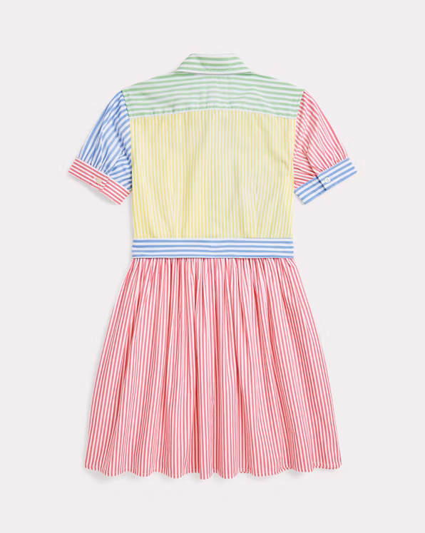Striped Cotton Fun Shirtdress