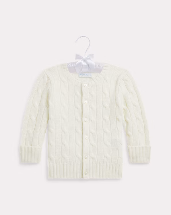 Cable-Knit Cashmere Cardigan