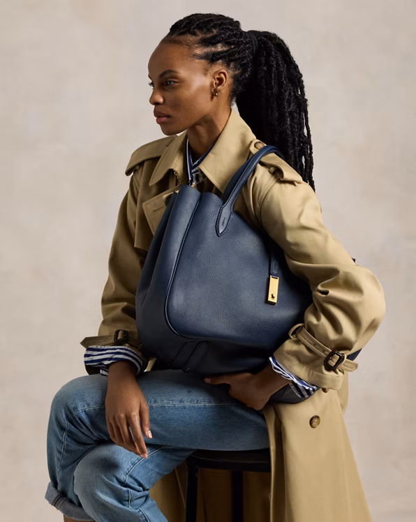 Polo ID Leather Large Tote