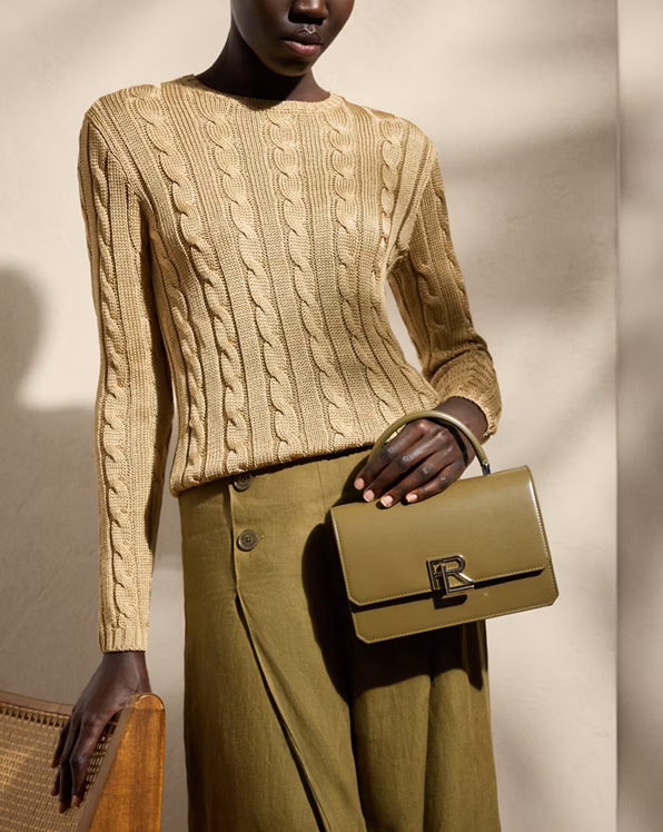 RL 888 Box Calfskin Top Handle