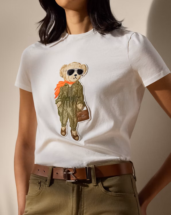 Aviator Polo Bear Cotton Tee