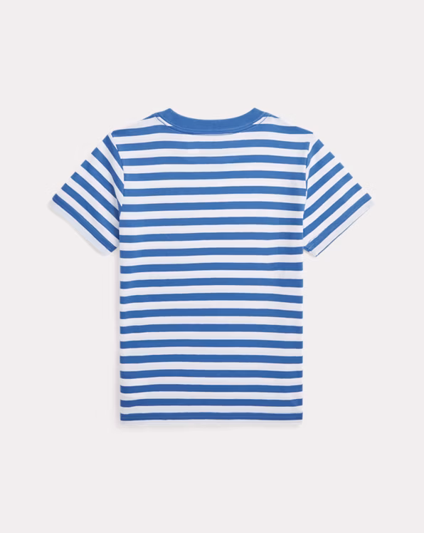 Polo Bear Striped Cotton Jersey T-Shirt