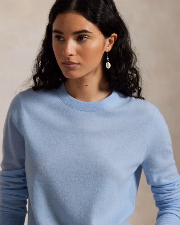 Cashmere-Blend Crewneck Jumper