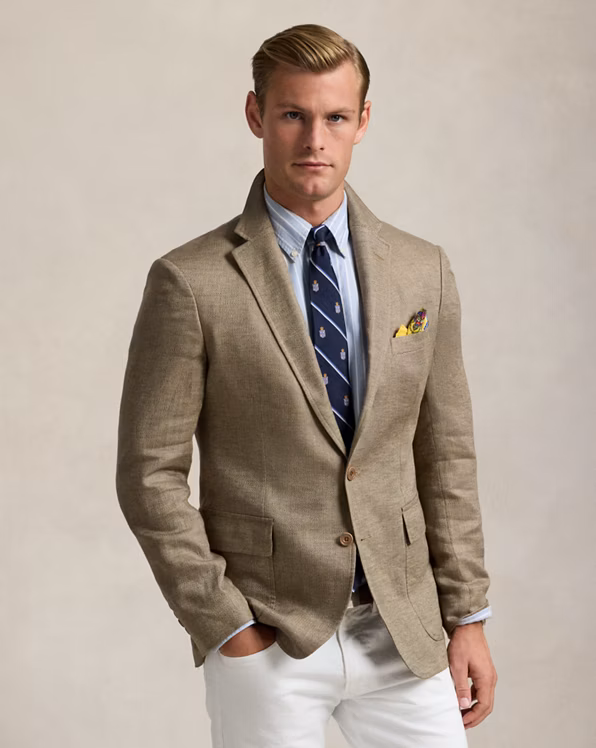 Polo Modern Herringbone Twill Blazer