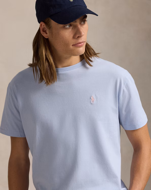 Custom Slim Fit Jersey Crewneck T-Shirt