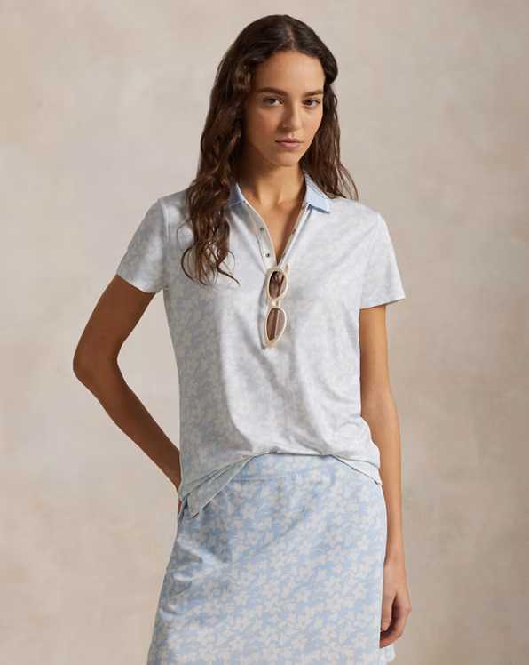 Tailored Fit Floral Polo Shirt