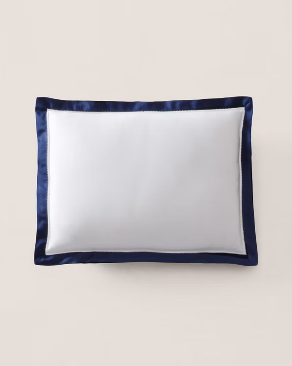 Cotton Sateen Border Pillow