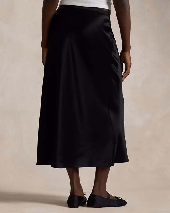 Double-Faced Satin Skirt