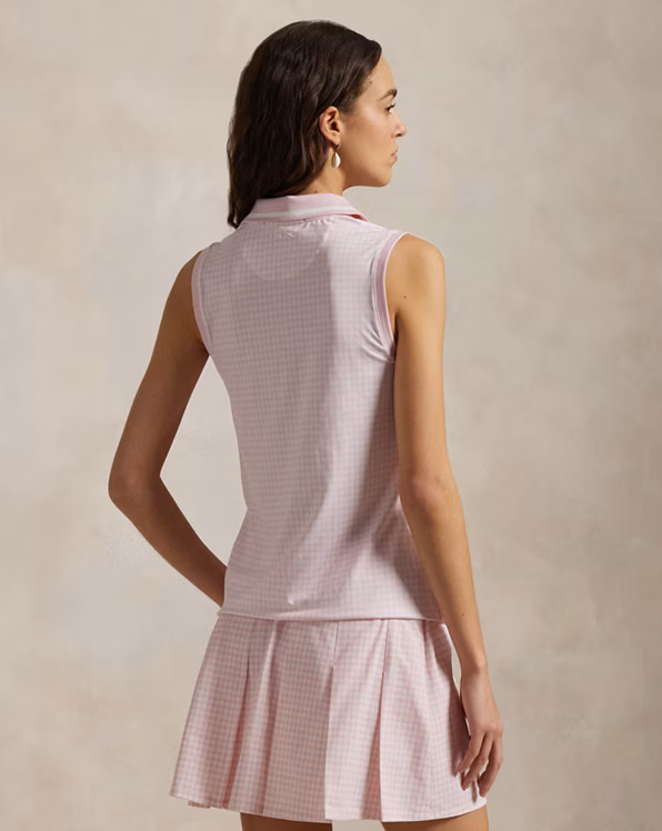 Tailored Fit Sleeveless Polo Shirt