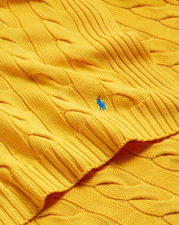 Hanley Cable-Knit Throw Blanket