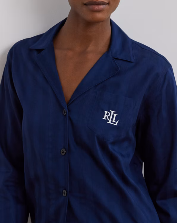 Shadow Stripe Cotton Sleep Set