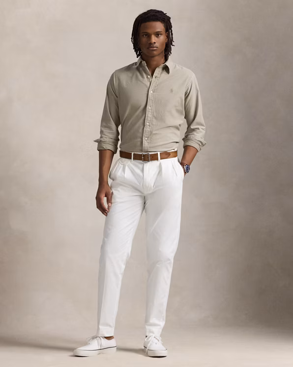 Custom Fit Mineral-Dyed Oxford Shirt