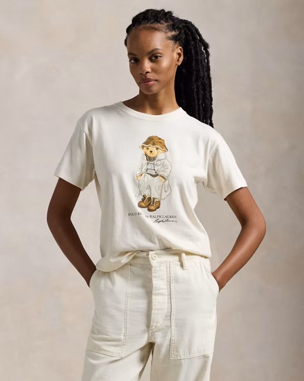 Polo Bear Cotton Jersey T-Shirt
