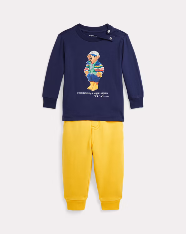 Polo Bear Jersey Tee & Fleece Trouser