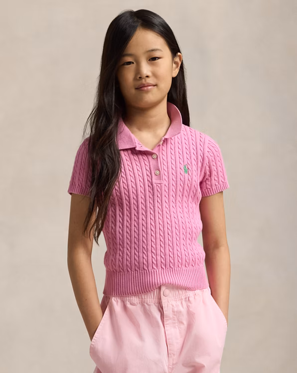 Mini-Cable Cotton Polo Jumper