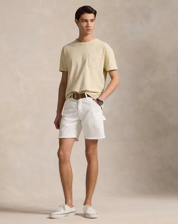 Custom Slim Mineral-Dyed Pocket T-Shirt