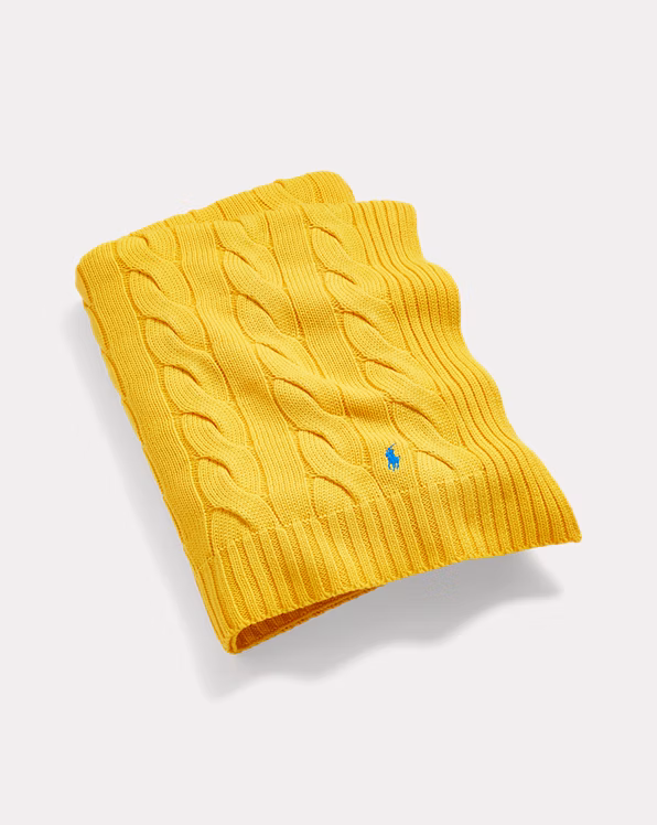 Hanley Cable-Knit Throw Blanket