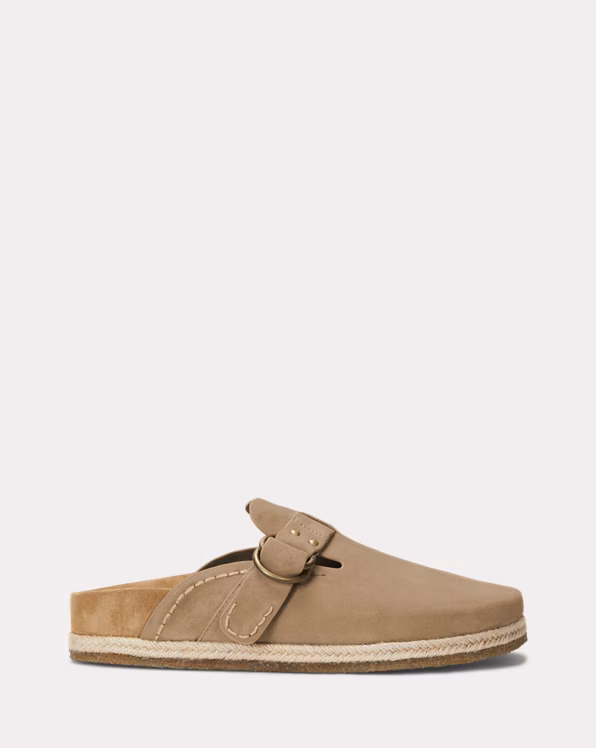 Turbach Suede Clog Sandal