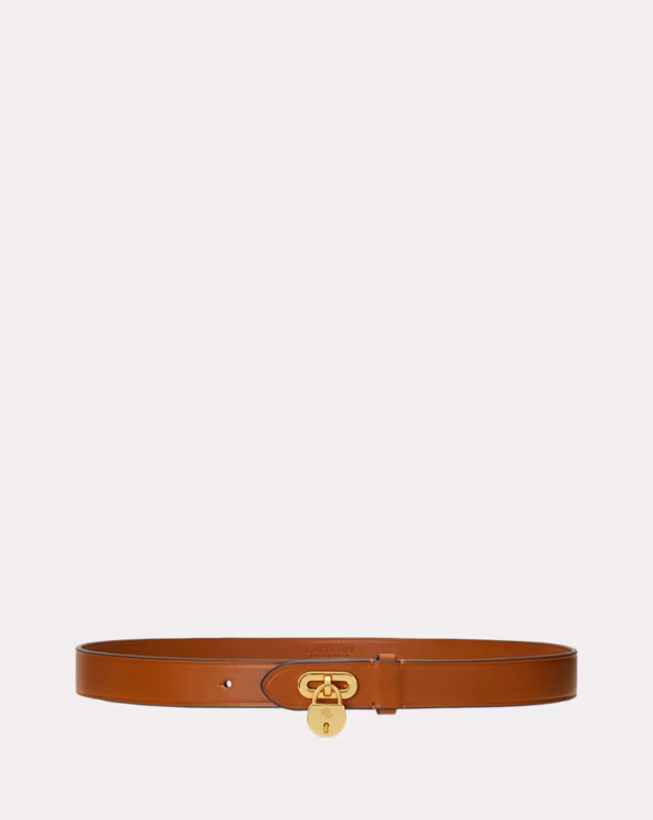 Padlock Leather Belt