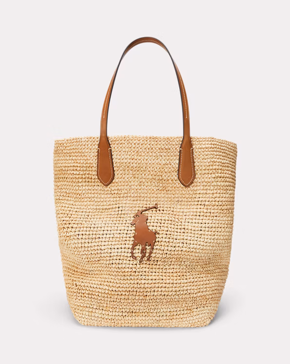 Big Pony Raffia Large Tote