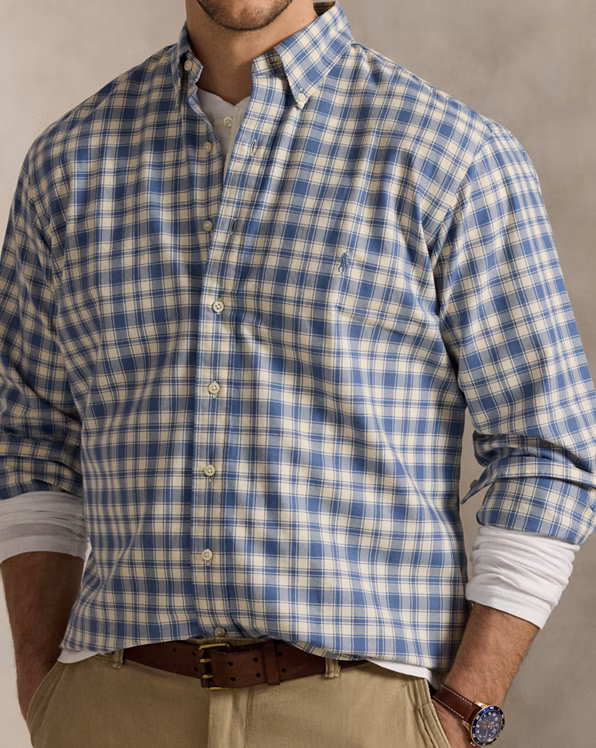 Plaid Oxford Shirt